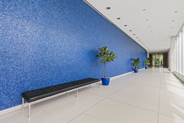 4800 S Chicago Beach Dr Unit 513N, Chicago, IL 60615 - lobby featuring wallpapered walls and recessed lighting