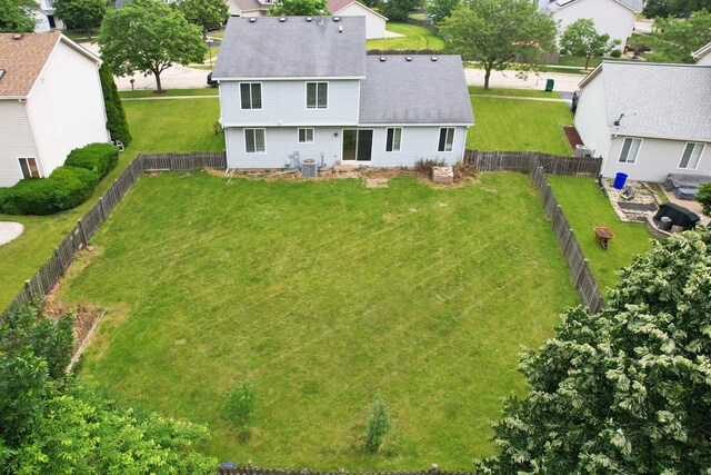 256 Stamford Ln, Romeoville, IL 60446 - aerial view of property and surrounding area