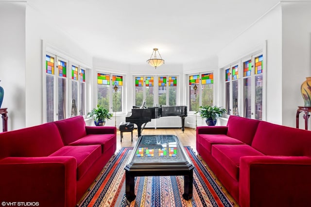 1116 W N Shore Ave Unit 2, Chicago, IL 60626 - living area with wood finished floors