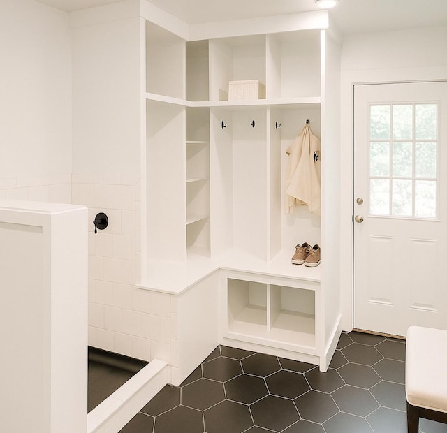 5N119 Mary Ct, Saint Charles, IL 60175 - mudroom featuring dark tile patterned flooring