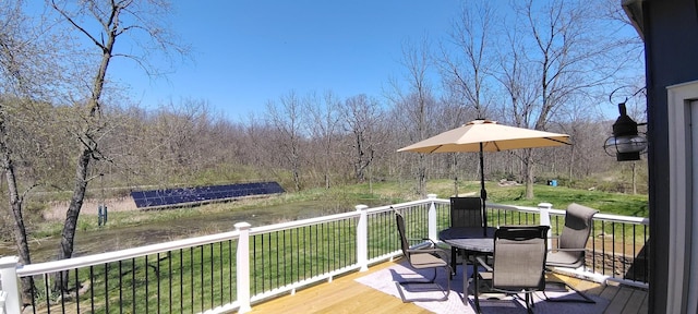 5N119 Mary Ct, Saint Charles, IL 60175 - view of wooden deck