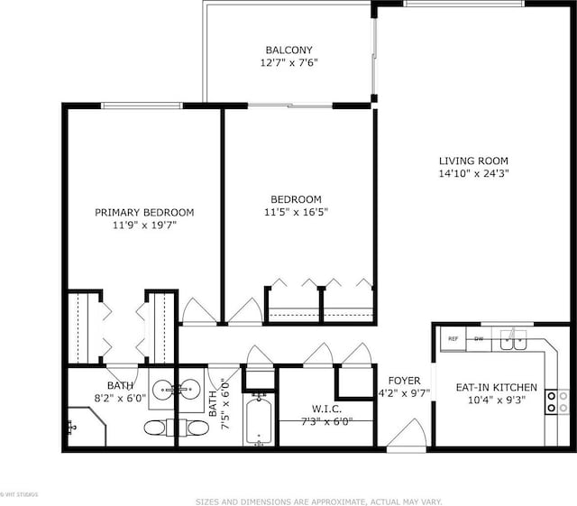 1295 N Sterling Ave Unit 211, Palatine, IL 60067 - view of home floor plan