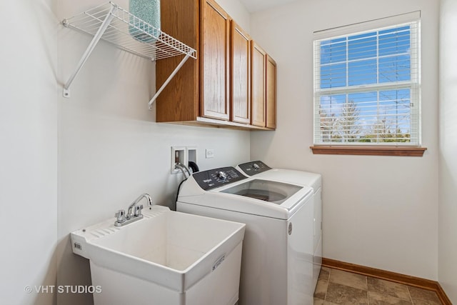 4120 Idlewild Ln, Naperville, IL 60564 - washroom with cabinet space and washer and clothes dryer