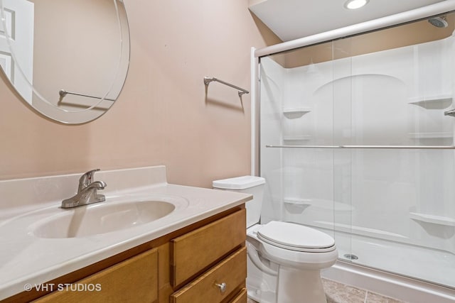 4120 Idlewild Ln, Naperville, IL 60564 - full bathroom with a stall shower and vanity
