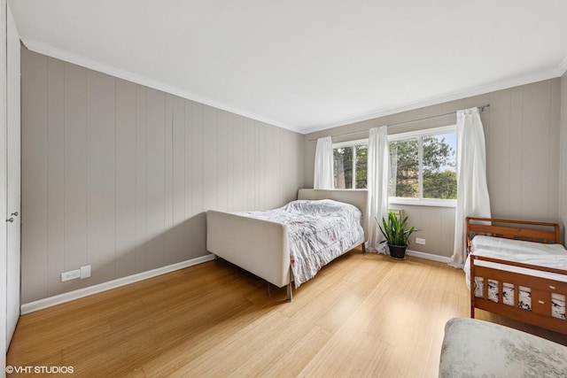 340 Claymoor Rd Unit 2B, Hinsdale, IL 60521 - bedroom featuring wood finished floors and crown molding