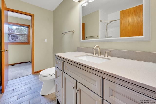 646 Schooner Ln, Elk Grove Village, IL 60007 - bathroom with vanity and wood finished floors