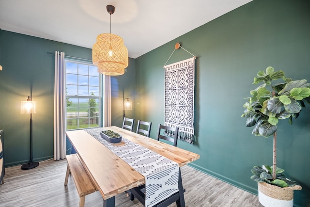 1462 Keller St, Elburn, IL 60119 - dining space featuring wood finished floors and baseboards