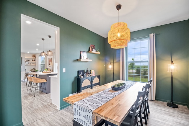 1462 Keller St, Elburn, IL 60119 - dining room with light wood-style floors and recessed lighting