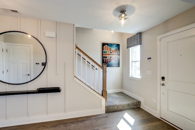 1058 E Oakton St, Des Plaines, IL 60018 - foyer with wood finished floors and stairway