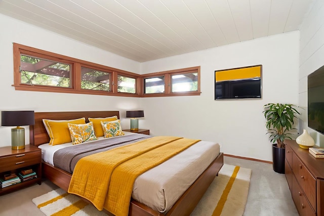 1020 S Knight Ave, Park Ridge, IL 60068 - bedroom with light colored carpet and wooden ceiling
