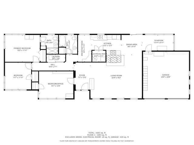 1020 S Knight Ave, Park Ridge, IL 60068 - view of floor plan / room layout