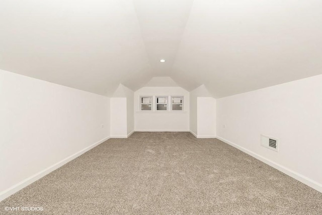8108 S Wolcott Ave, Chicago, IL 60620 - additional living space featuring carpet, lofted ceiling, and recessed lighting