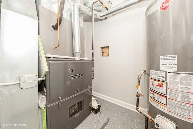 8108 S Wolcott Ave, Chicago, IL 60620 - utilities featuring gas water heater and heating unit