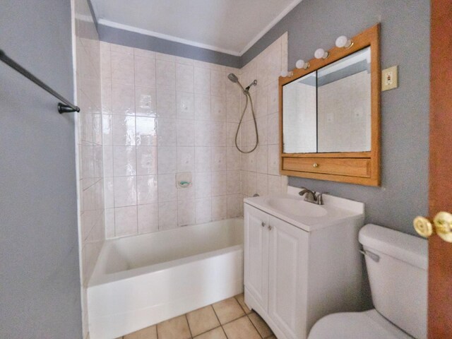 109 George Rd, Wheeling, IL 60090 - full bath featuring tub / shower combination, vanity, and tile patterned floors
