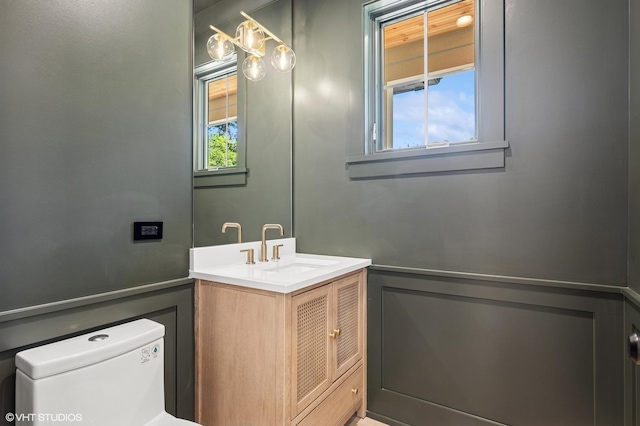900 Pleasant Ln, Glenview, IL 60025 - bathroom with vanity and toilet