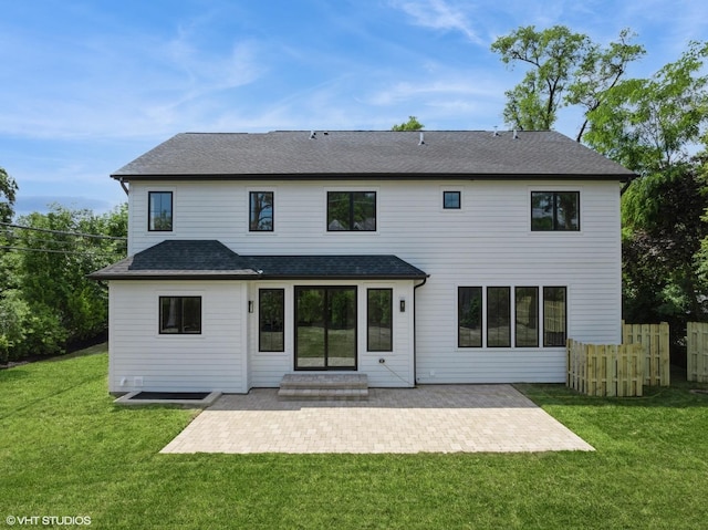 900 Pleasant Ln, Glenview, IL 60025 - rear view of property featuring a patio area and a shingled roof