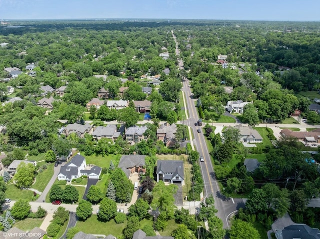 900 Pleasant Ln, Glenview, IL 60025 - aerial perspective of suburban area featuring a forest