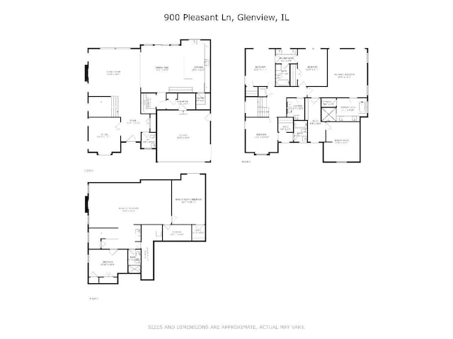 900 Pleasant Ln, Glenview, IL 60025 - view of room layout