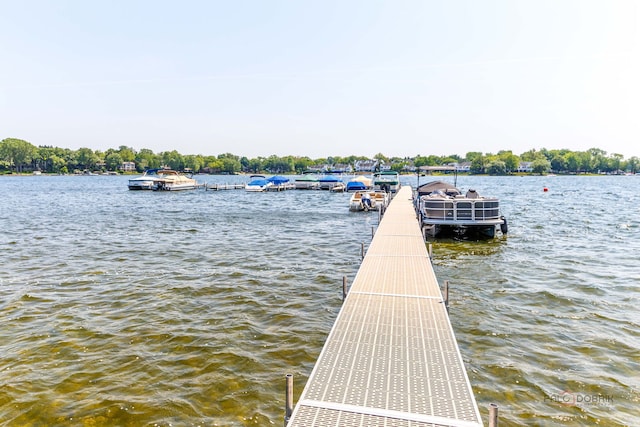 908 Jackson Ave, Wauconda, IL 60084 - dock featuring a water view