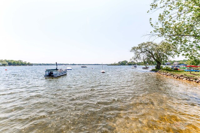 908 Jackson Ave, Wauconda, IL 60084 - water view with a floating dock