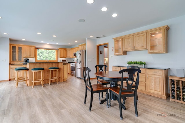 908 Jackson Ave, Wauconda, IL 60084 - dining area featuring recessed lighting and light wood-style floors