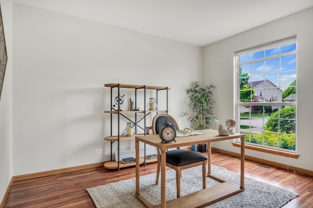 34405 N Bobolink Trl, Grayslake, IL 60030 - office with wood finished floors and baseboards