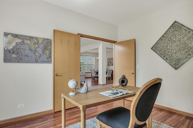 34405 N Bobolink Trl, Grayslake, IL 60030 - home office with wood finished floors and baseboards