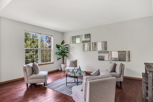 34405 N Bobolink Trl, Grayslake, IL 60030 - living room with baseboards and wood finished floors