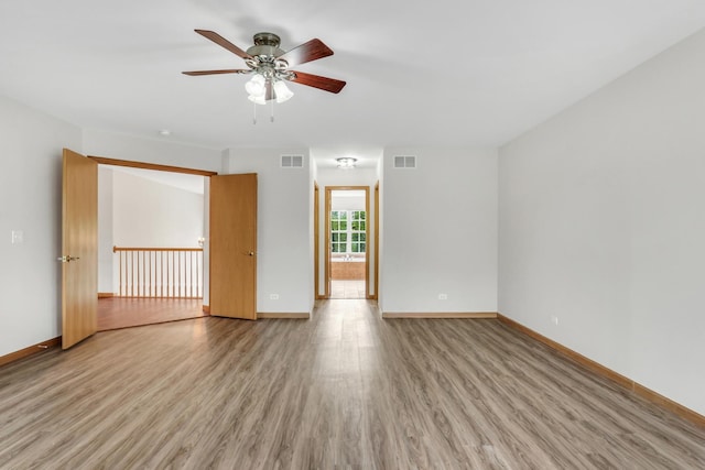 34405 N Bobolink Trl, Grayslake, IL 60030 - unfurnished room featuring light wood-style floors and ceiling fan