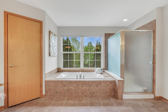 34405 N Bobolink Trl, Grayslake, IL 60030 - bathroom with a bath and a shower stall