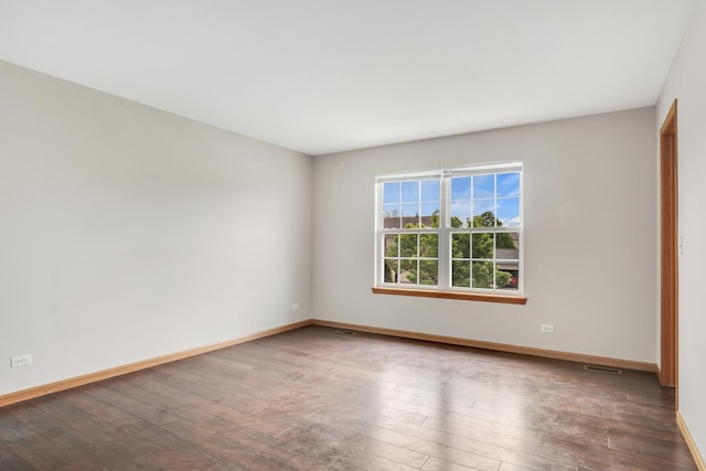 34405 N Bobolink Trl, Grayslake, IL 60030 - spare room featuring hardwood / wood-style flooring and baseboards