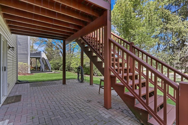 34405 N Bobolink Trl, Grayslake, IL 60030 - view of patio with stairway