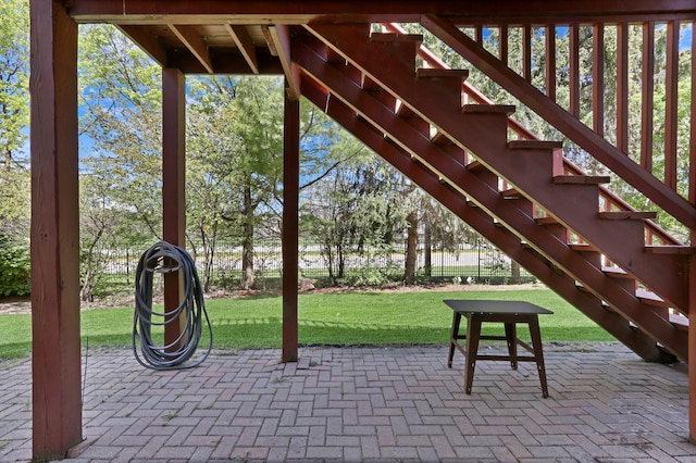 34405 N Bobolink Trl, Grayslake, IL 60030 - view of patio / terrace featuring stairs