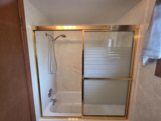 7725 Sawyer Rd, Darien, IL 60561 - bathroom featuring combined bath / shower with glass door
