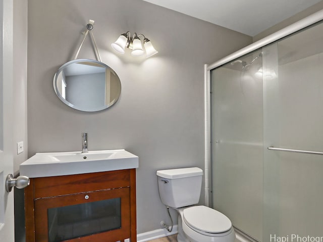 690 Savannah Ln, Crystal Lake, IL 60014 - bathroom featuring vanity and a stall shower