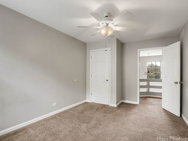 690 Savannah Ln, Crystal Lake, IL 60014 - unfurnished bedroom featuring carpet flooring and ceiling fan