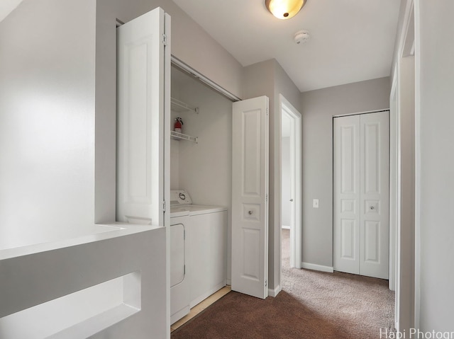 690 Savannah Ln, Crystal Lake, IL 60014 - washroom with carpet flooring and washer / dryer