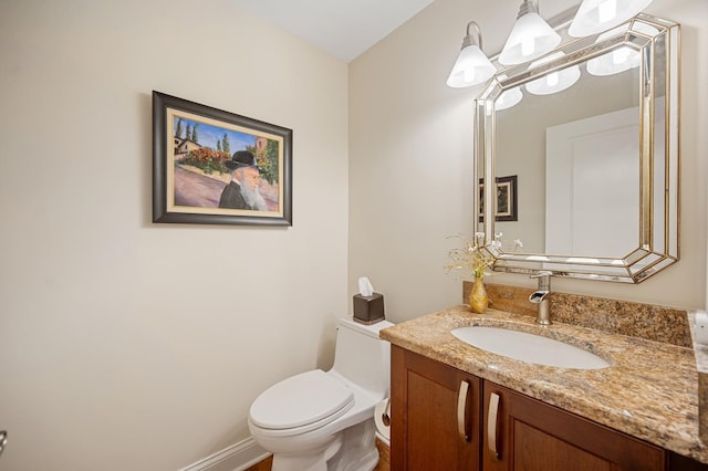 1740 Mission Hills Rd Unit 304, Northbrook, IL 60062 - half bathroom featuring vanity and toilet