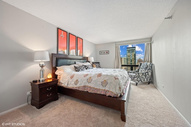 70 W Huron St Unit 2202, Chicago, IL 60654 - bedroom featuring carpet flooring and a textured ceiling
