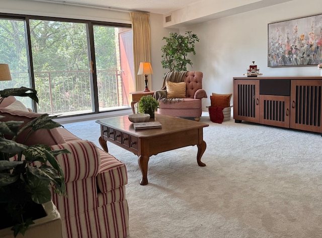 825 Pearson St Unit 3A, Des Plaines, IL 60016 - living room with carpet and plenty of natural light