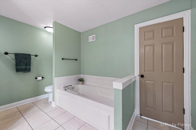 200 Ambria Dr, Mundelein, IL 60060 - bathroom featuring tile patterned flooring and a bath