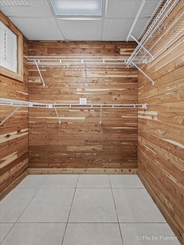 200 Ambria Dr, Mundelein, IL 60060 - walk in closet featuring tile patterned flooring
