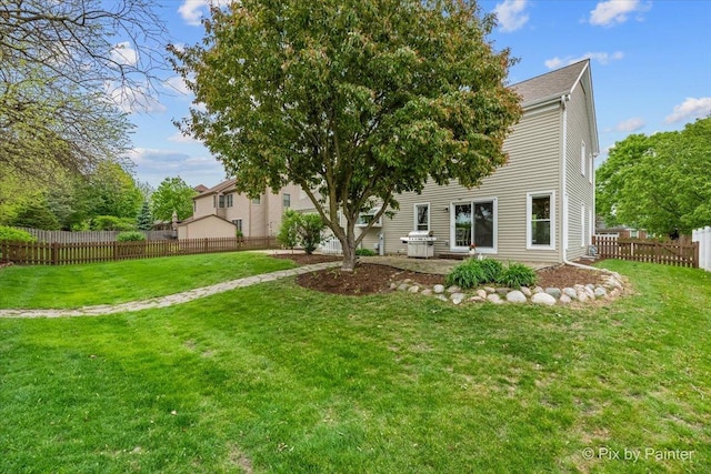 200 Ambria Dr, Mundelein, IL 60060 - back of house with a fenced backyard