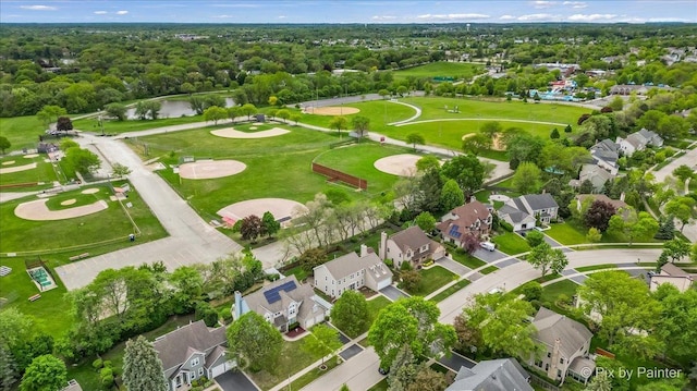 200 Ambria Dr, Mundelein, IL 60060 - aerial view of residential area with a large body of water