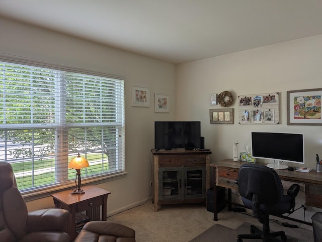 1471 Baroque Ave, Volo, IL 60073 - office area with light colored carpet and plenty of natural light