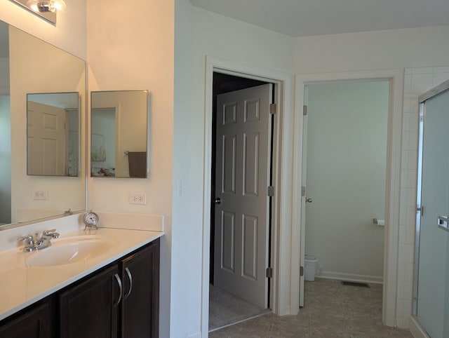 1471 Baroque Ave, Volo, IL 60073 - full bath with vanity, a shower stall, and tile patterned floors