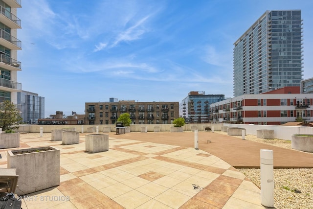 1600 S Indiana Ave Unit 508, Chicago, IL 60616 - view of patio / terrace featuring a city view