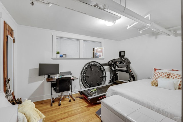 109 S Maple Ave, Oak Park, IL 60302 - bedroom featuring wood finished floors and crown molding