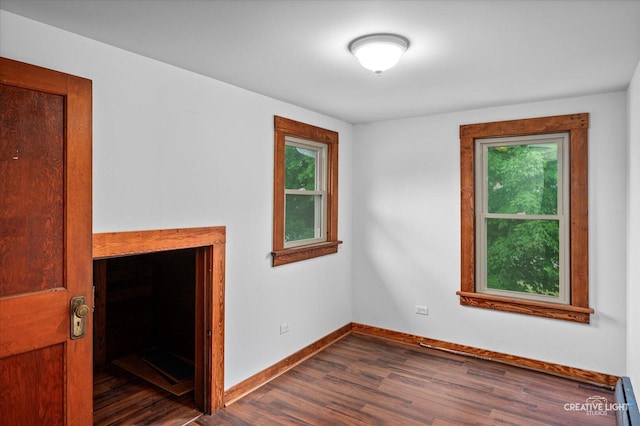 92 Maple St, Sugar Grove, IL 60554 - spare room featuring dark wood finished floors and baseboards