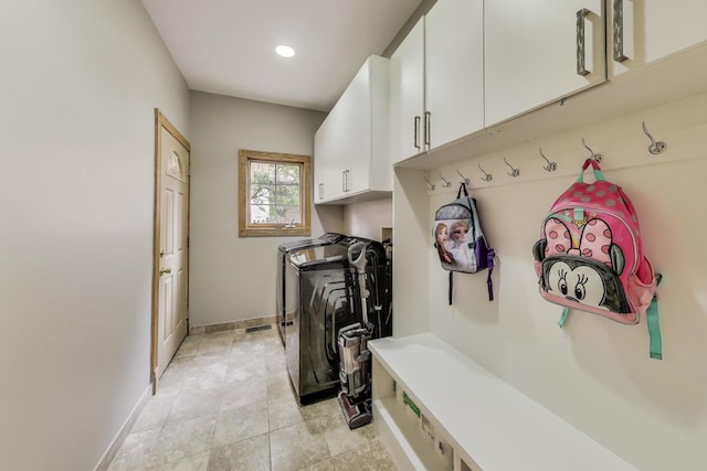 1206 Lathrop Ave, River Forest, IL 60305 - mudroom with independent washer and dryer and recessed lighting
